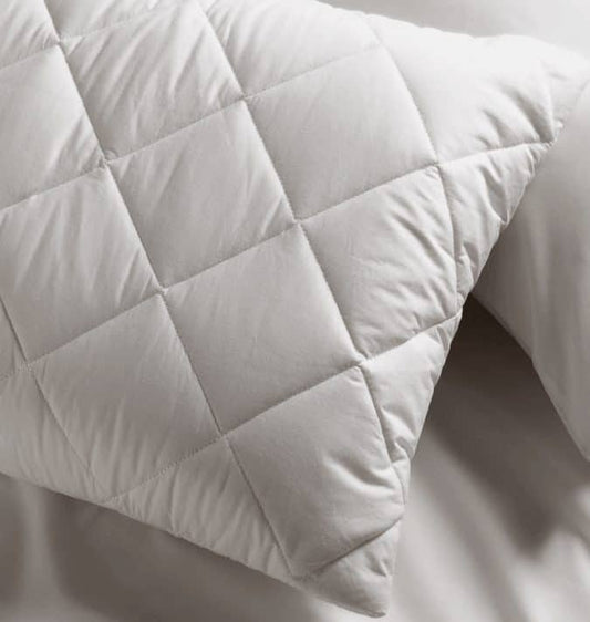 Organic Cotton Quilted Pillow Protector