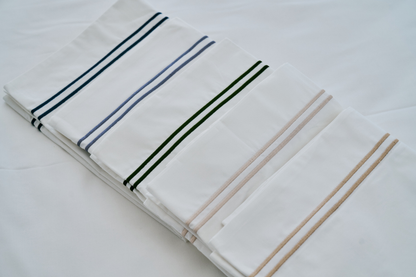 Organic Cotton Pillowcases - Embroidered