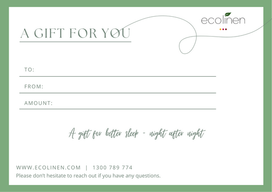 Gift Card - ecolinen Digital Gift Card