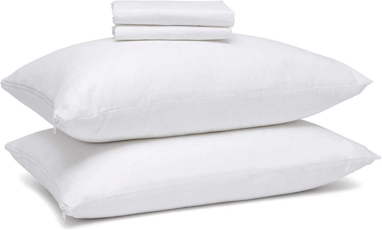 Organic Cotton Zippered Pillow Protectors