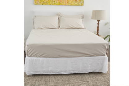 Organic Cotton Sheet Separates - Oyster