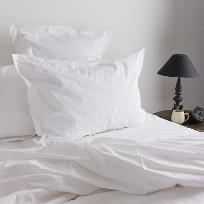 Organic Cotton Pillowcases - White