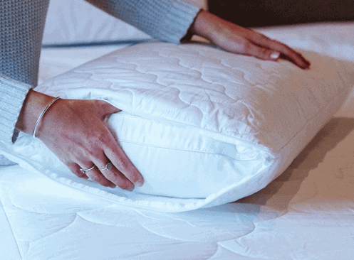 Quilted pillow protectors with 2024 zip