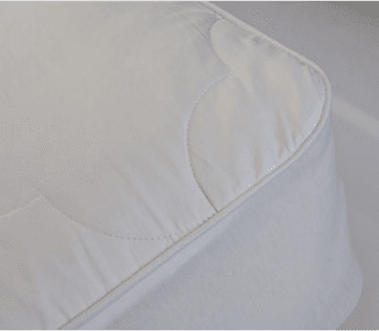 Tencel quilted mattress protector edge and stretchy sides